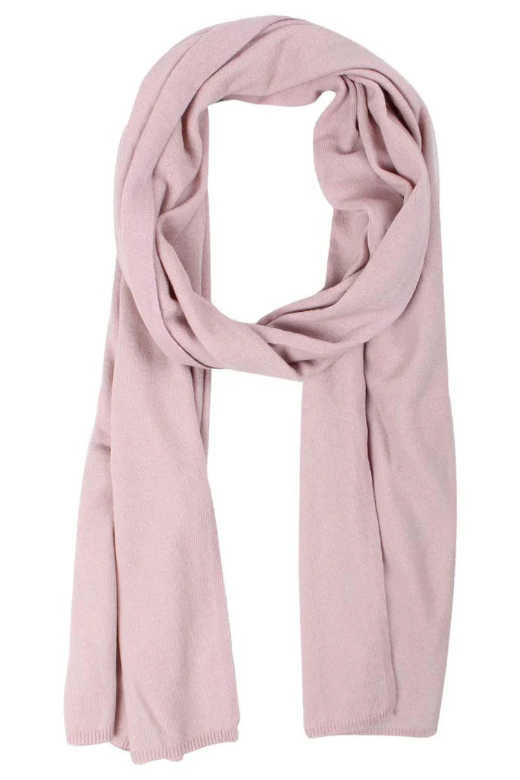 Schal Tuch Merinowolle Pastell Rosa Dabefae Powder Pink