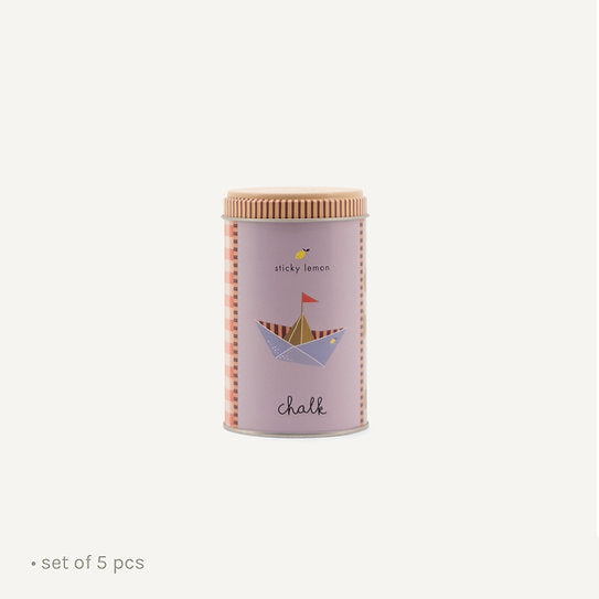 Kreide Malen Kinder Metalldose Sticky Lemon