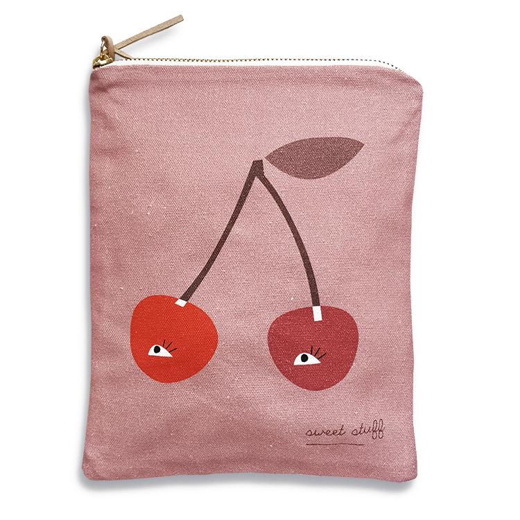 Kosmetiktasche Tasche Beutel Pleased to meet Kirsche Cherry