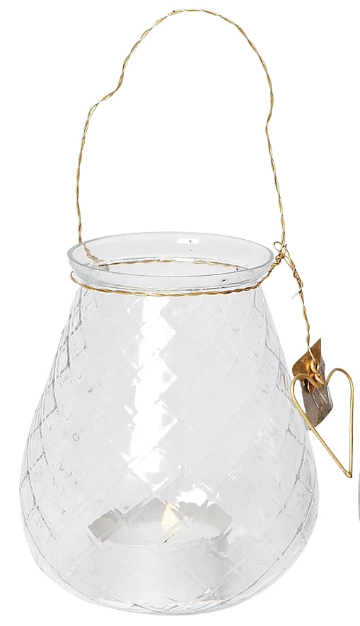 Windlicht kleine Vase zum Aufhängen Walther & Co.