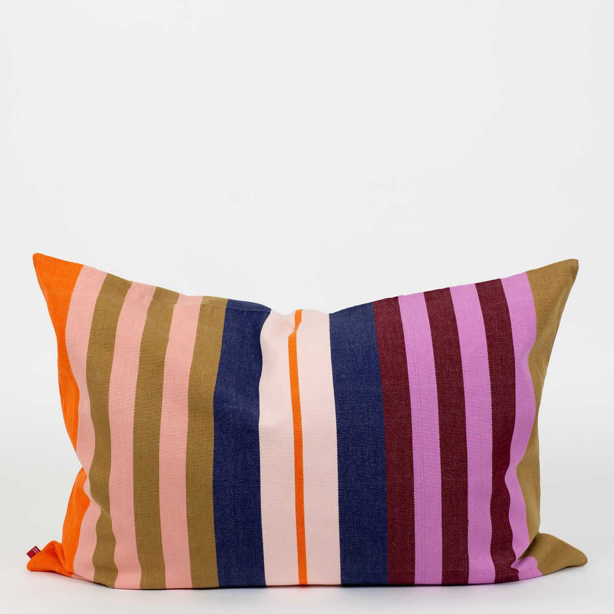Kissen Nino A world of craft Baumwolle streifen bunt