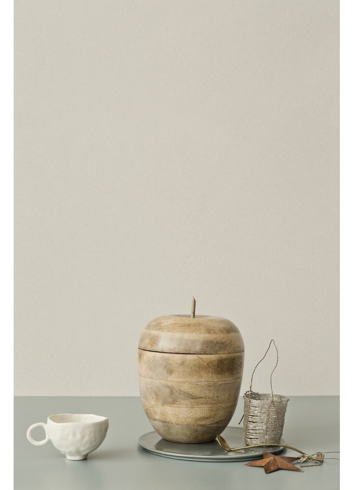 Eichel Holz Dose Aufbewahrung Behälter Walther & Co. skandinavisches Design