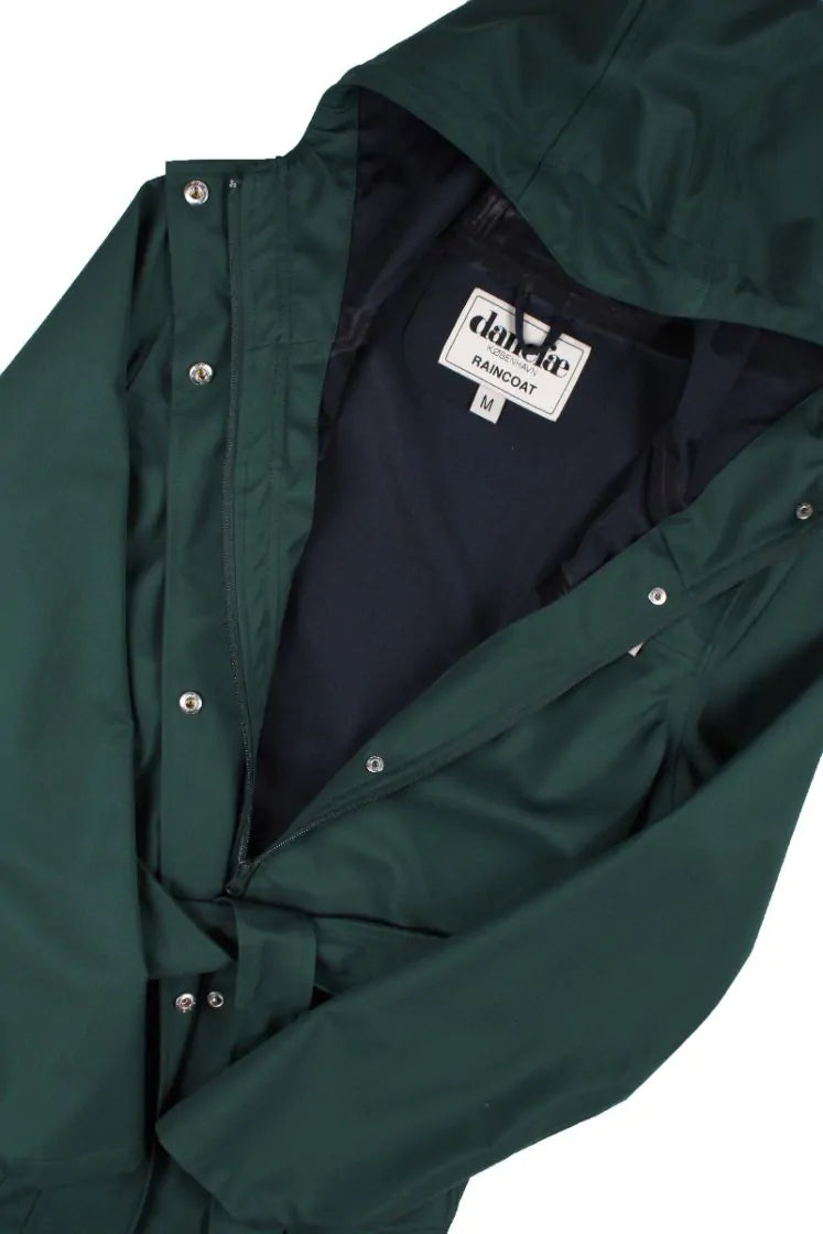 Regenjacke Regenmantel Jacke Mantel Regenpincho Danefae Rainlover Grün Deep Forest