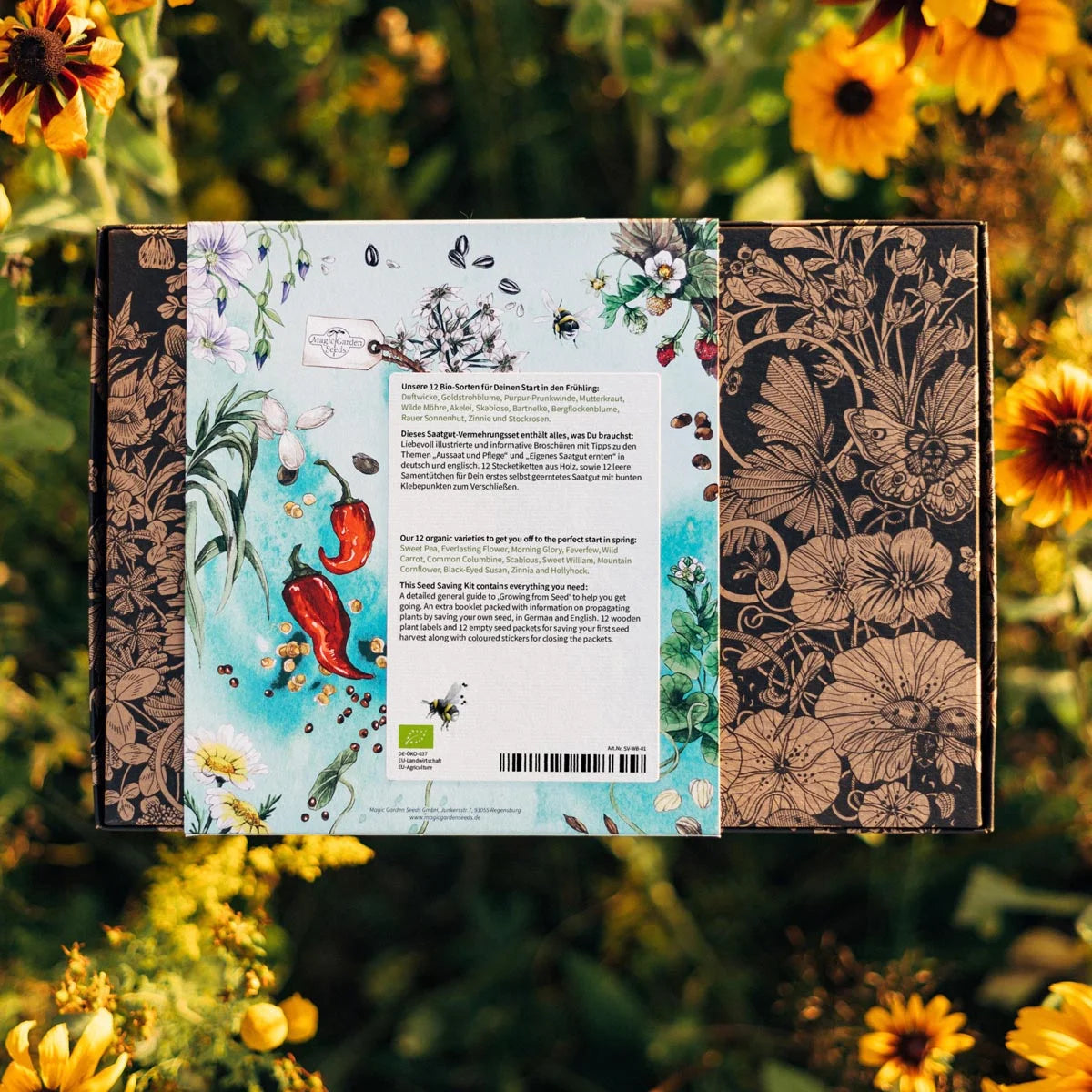 Wilder Blütenrausch Saatgut Set Blumengärtnerin Schnittblumengarten Bio Samen Magic Garden Seeds Samentüten