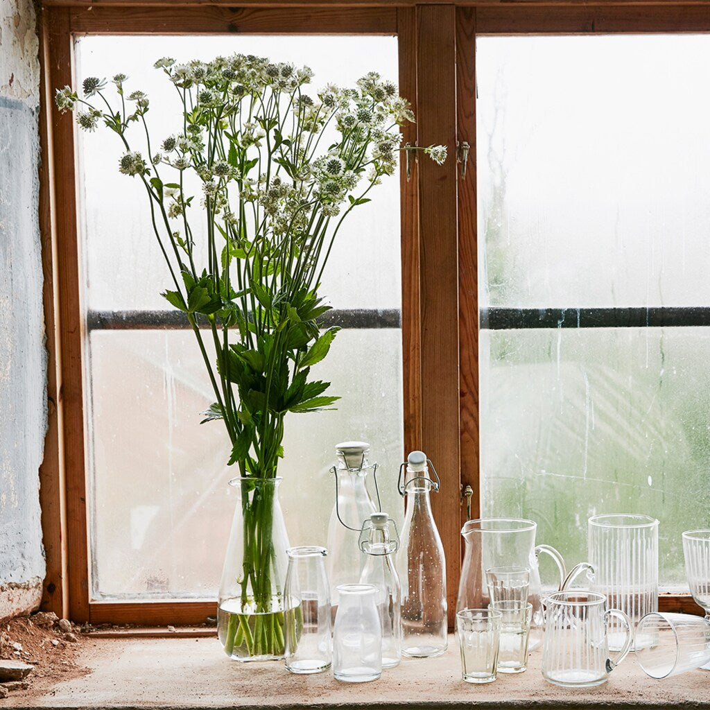 Wein Dekanter Karaffe Glas Vase Stroemshaga skandi design style