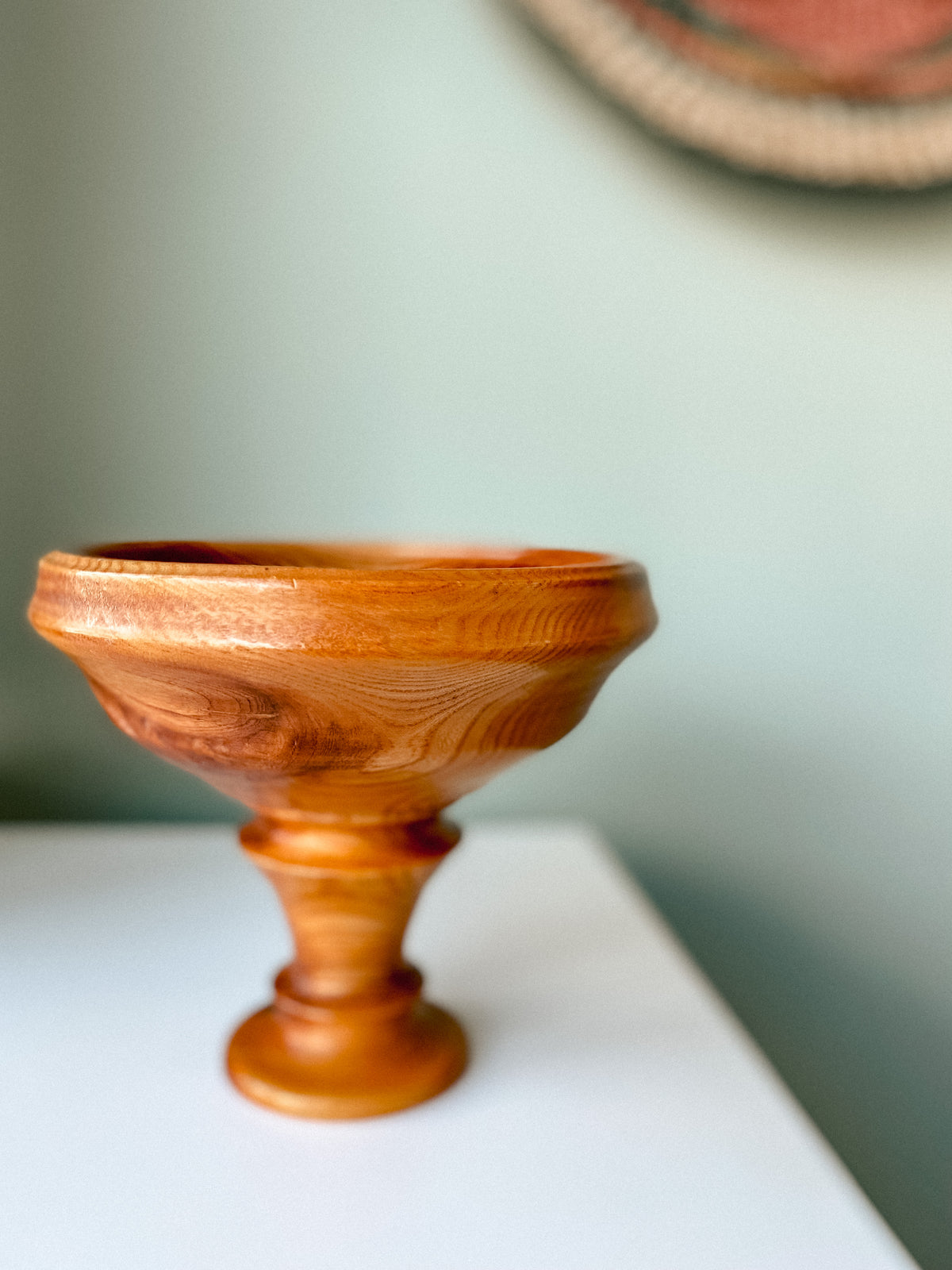 Wooden bowl for pastries and other delicacies