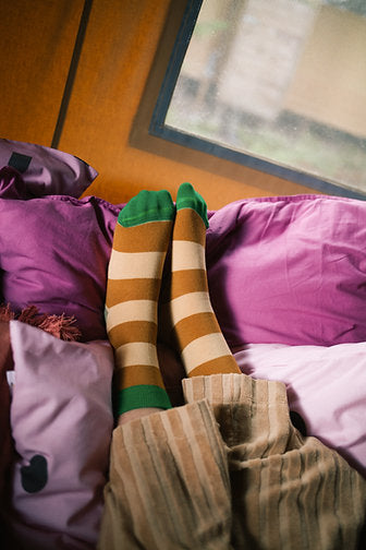 Streifen Socken für kleine Leute