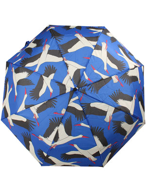 Regenschirm Blauer Storch Schirm Danefae
