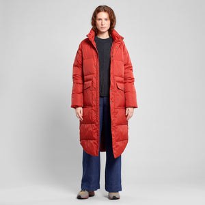 Winterjacke Parka Rot Ochre Red Dedicated Puffer 