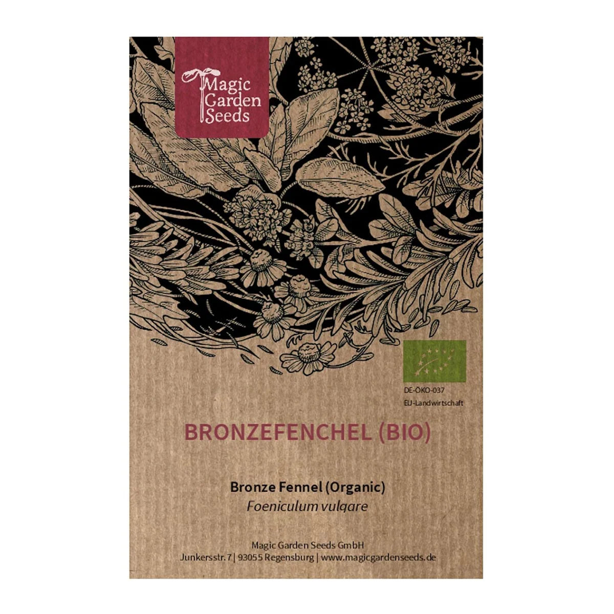 Bronzefenchel Foeniculum vulgare Bio Saatgut Magic Garden Seeds Fenchel Gewürz Staude bienenfreundlich