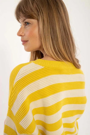 Streifenpullover Pullover Strick Danegold Danefae Sweater