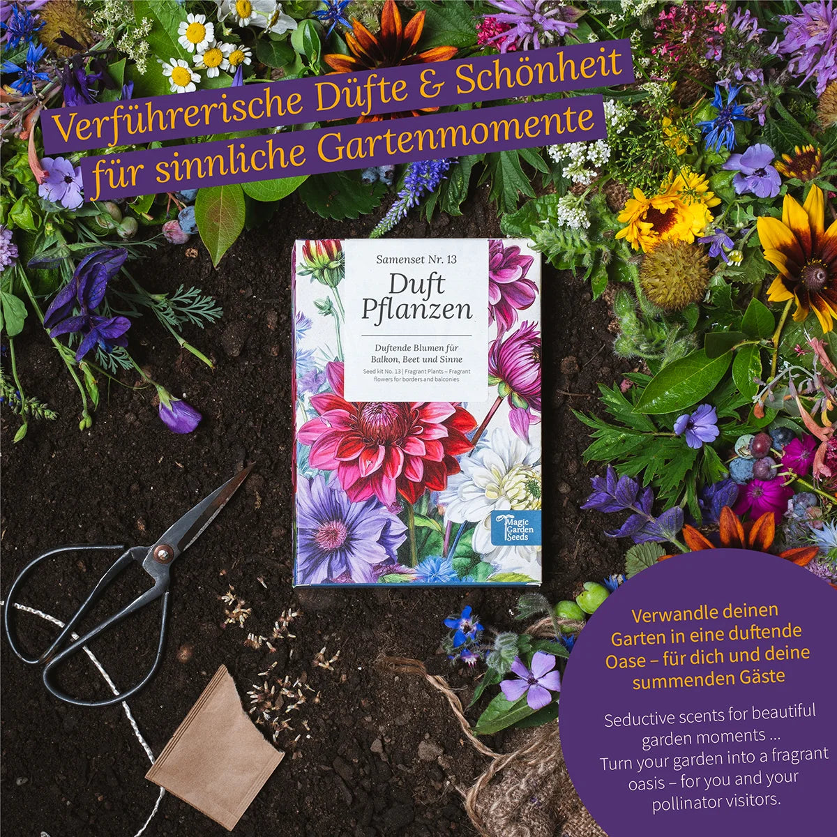 Duftpflanzen Blumenwiese Blumen Saatgut Magic Garden Seeds samenfest