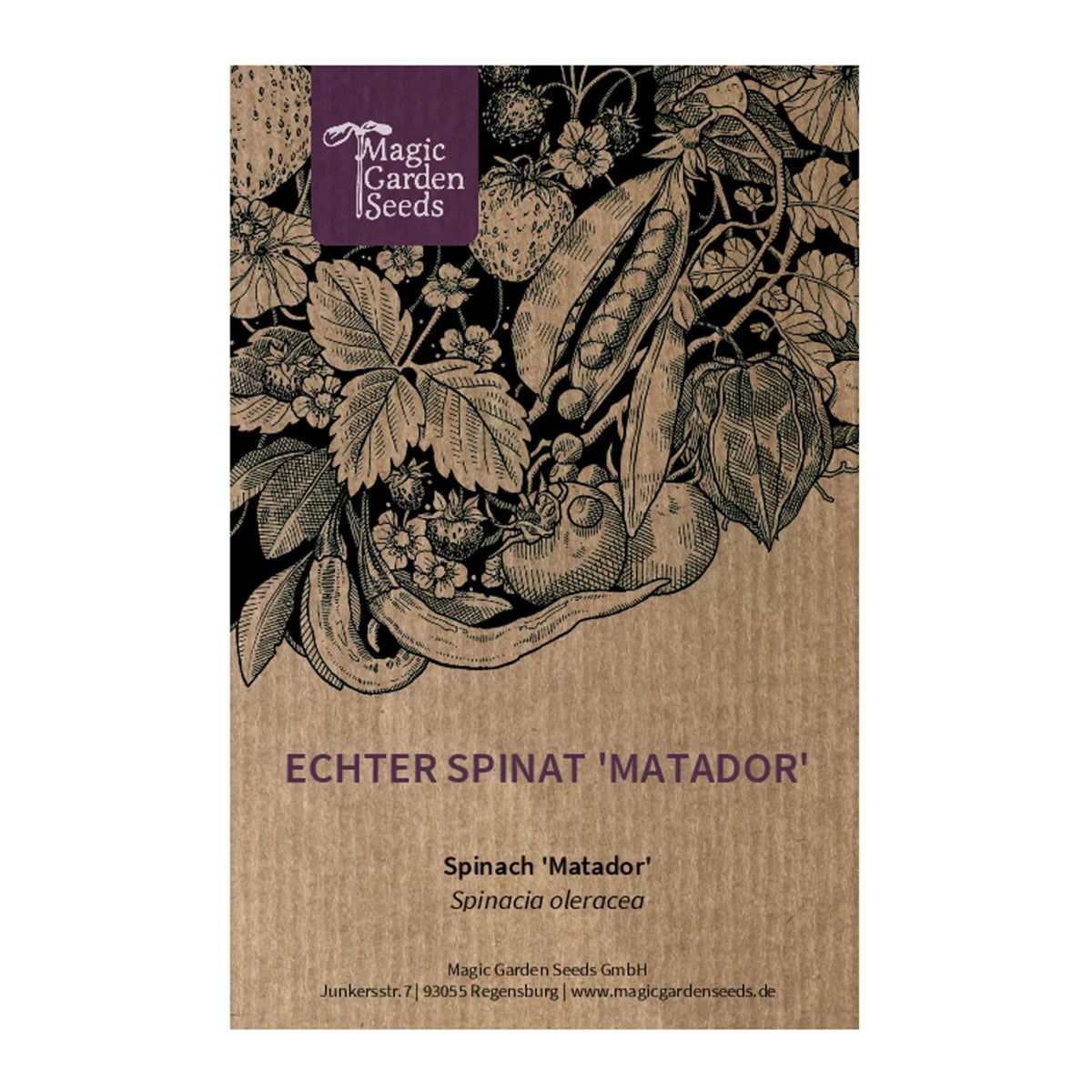 Echter Spinat Matador Bio Saatgut Samen Magic Garden Seeds Wintergemüse Salat