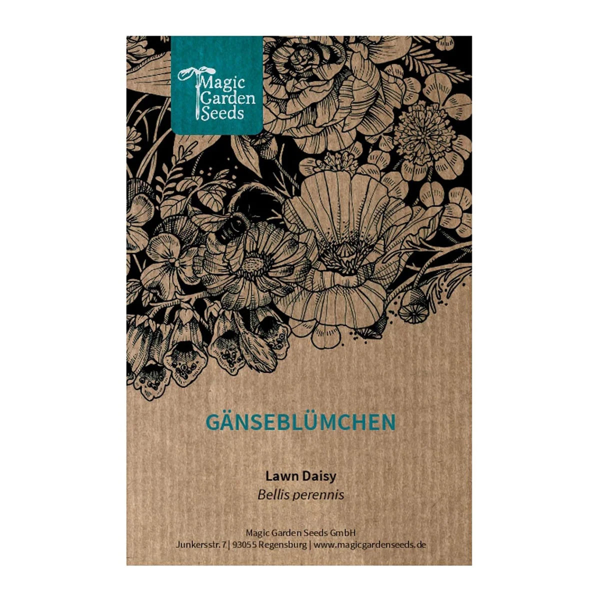 Gänseblümchen Bellis Magic Garden Seeds Wiesenblume Saatgut samenfest Blumenwiese Kräuterrasen