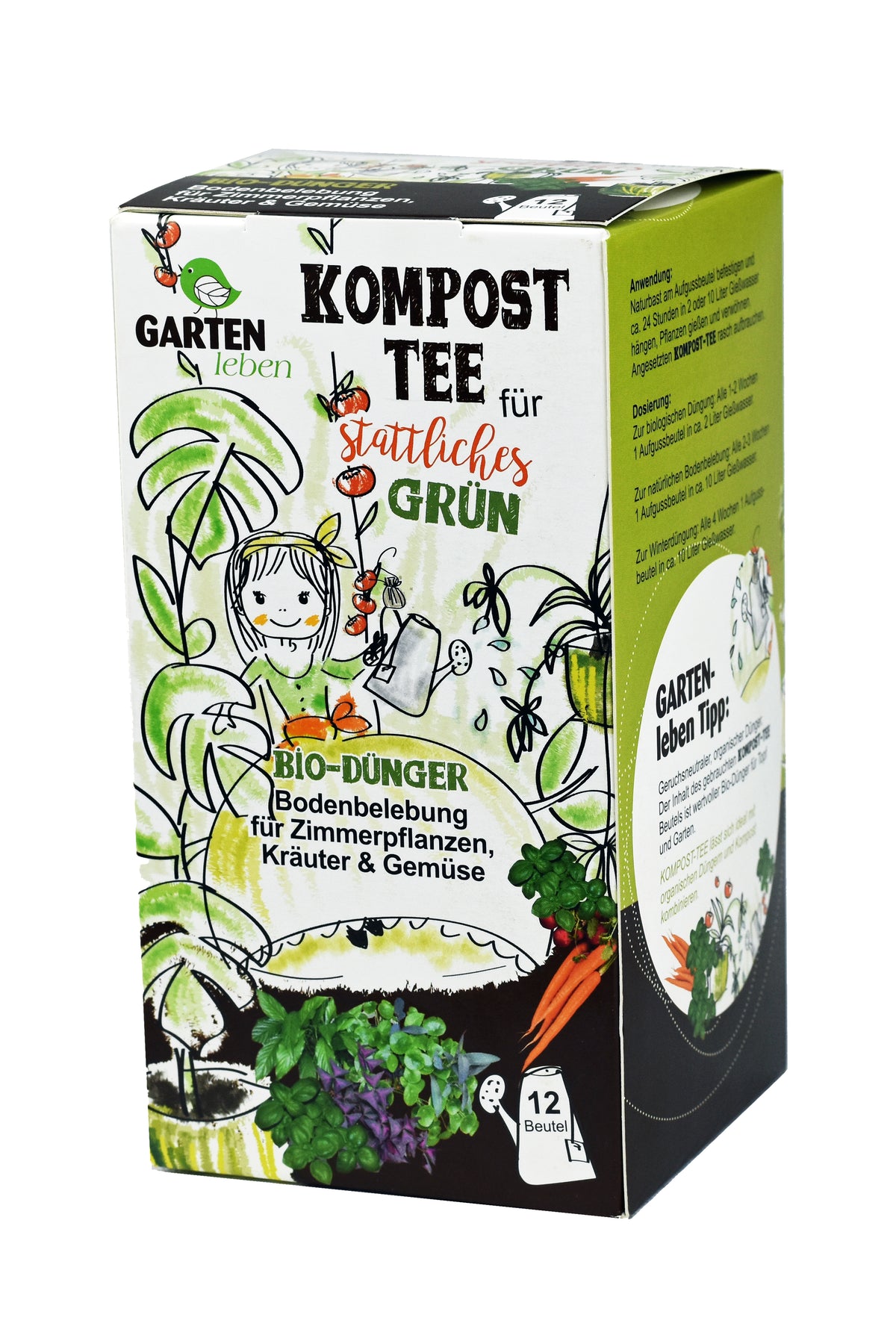 Kompost Tee Pflanzensud GartenLeben Mikroorganismen natürlich biologisch düngen Dünger Schädlingsbekämpfung