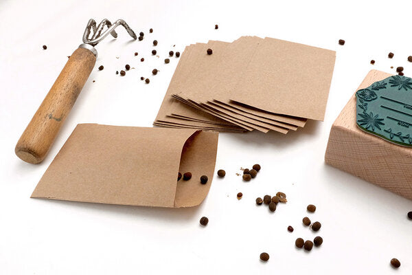 samentüten aufbewahren Samentüten aus Kraftpapier