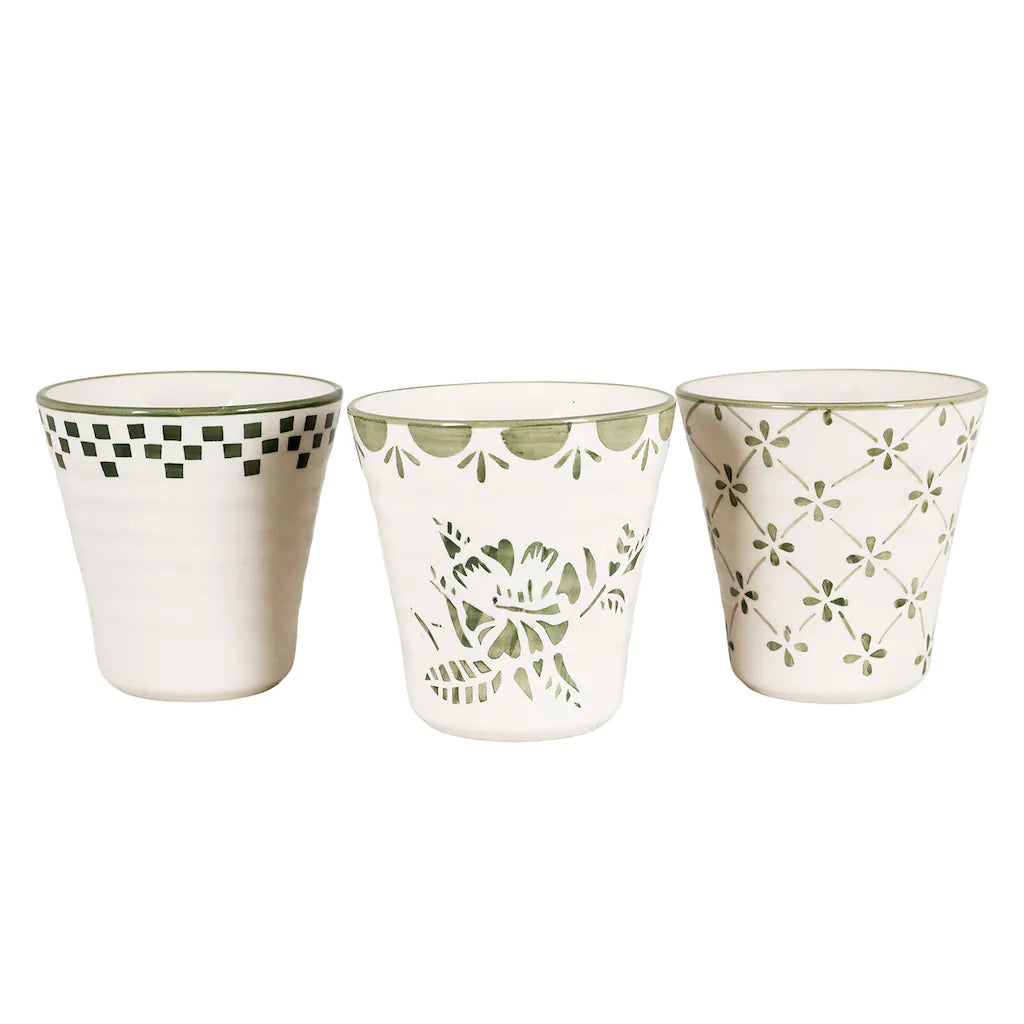 Ceramic mug Square Green