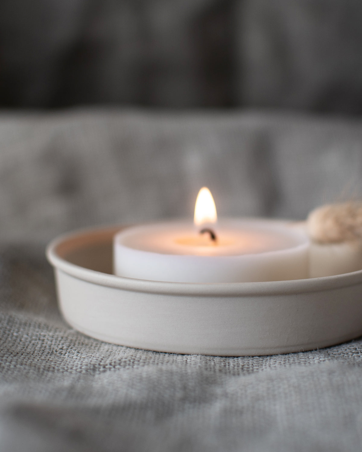 Kleine Schale Drev in Beige