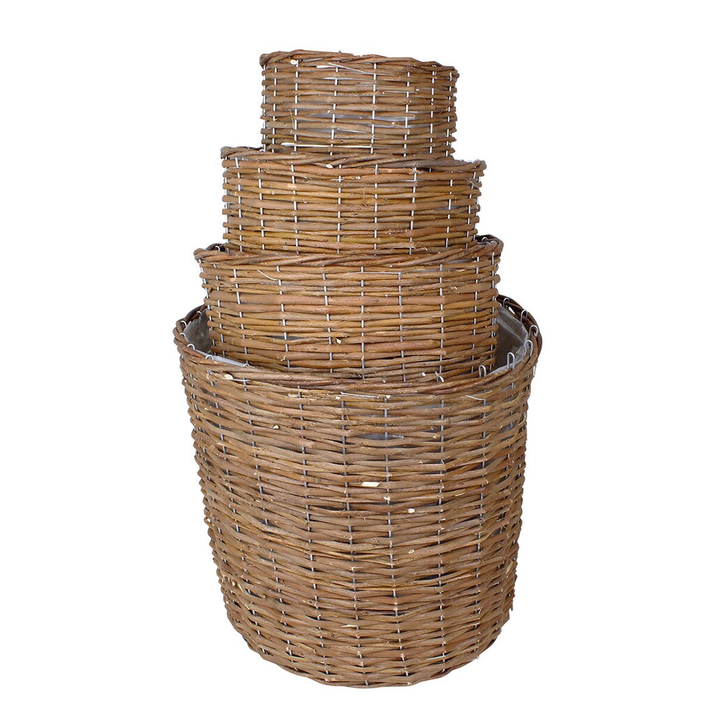 Plant pot made of woven willow - various sizes