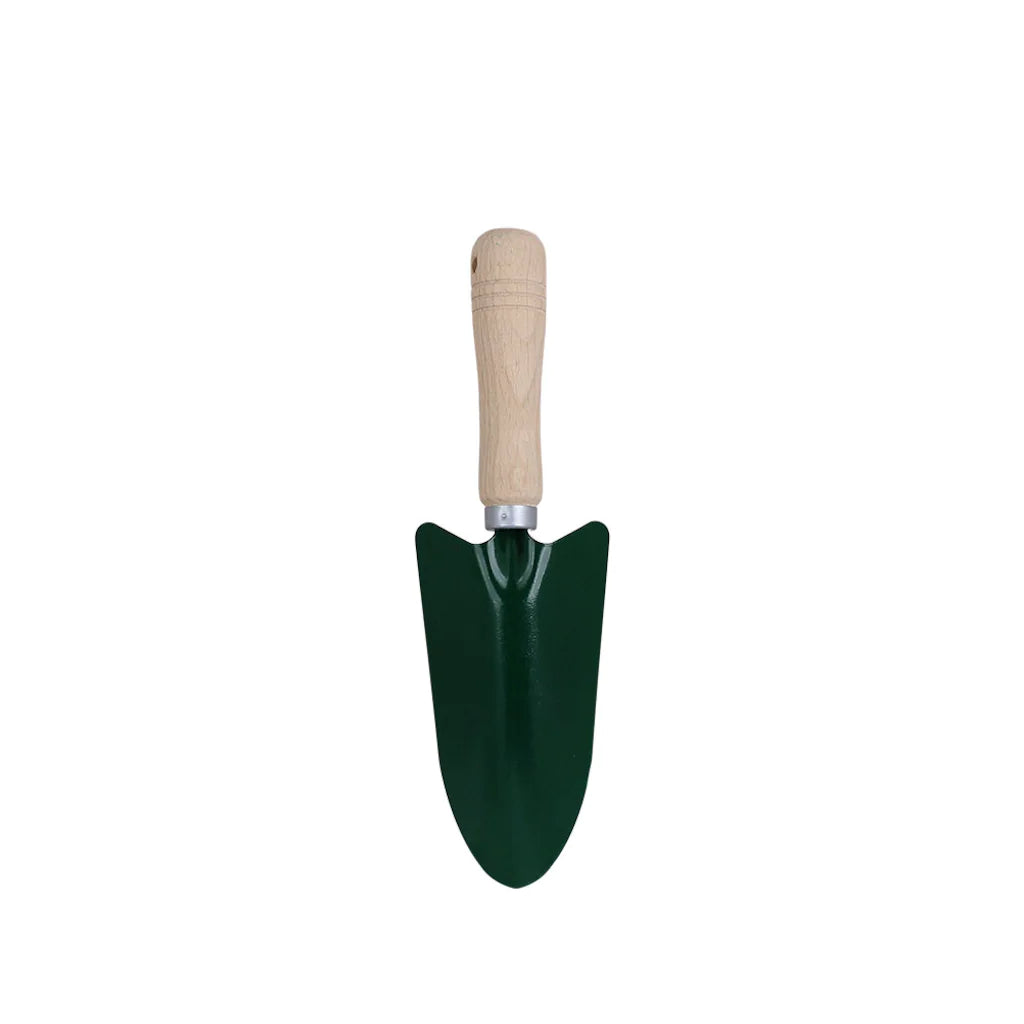 Green planting shovel