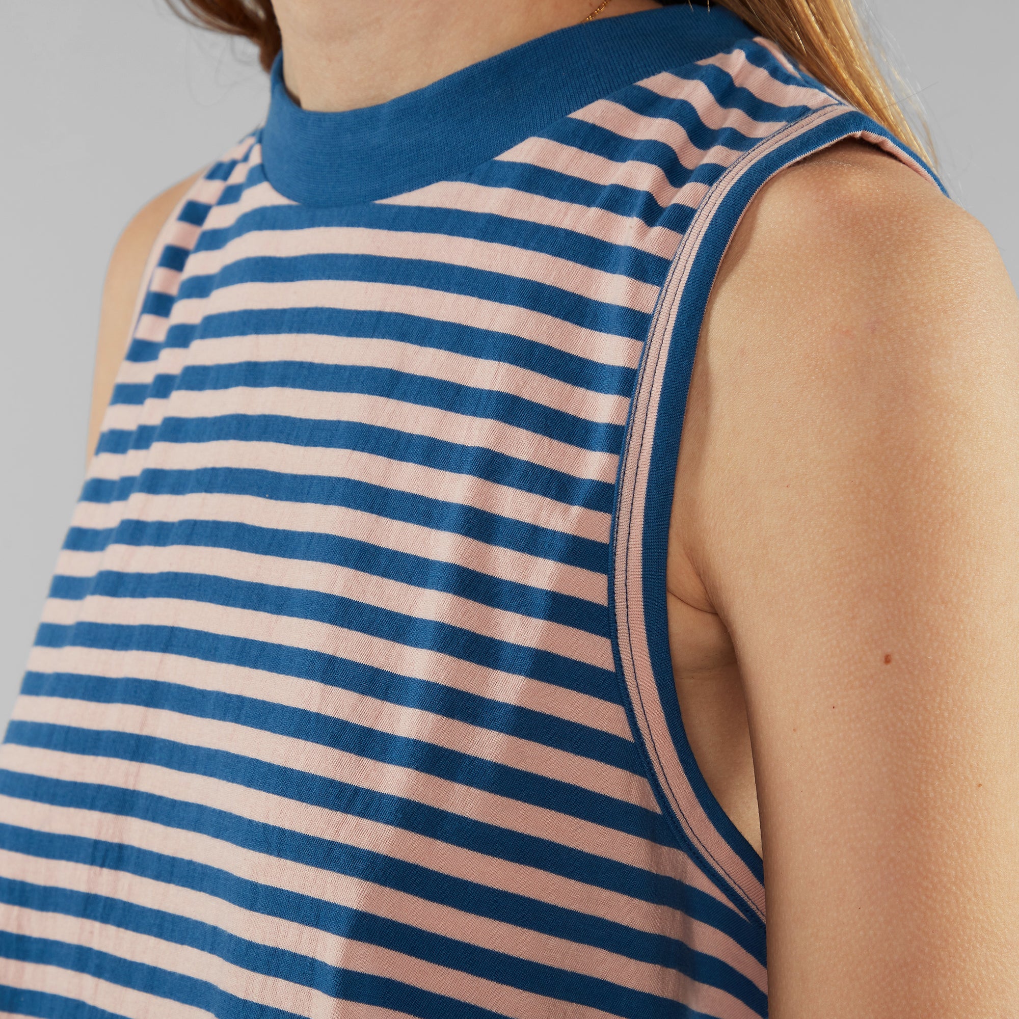 Striped top made of organic cotton