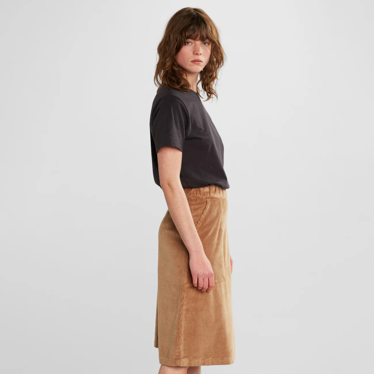 Skirt Haga made of organic corduroy