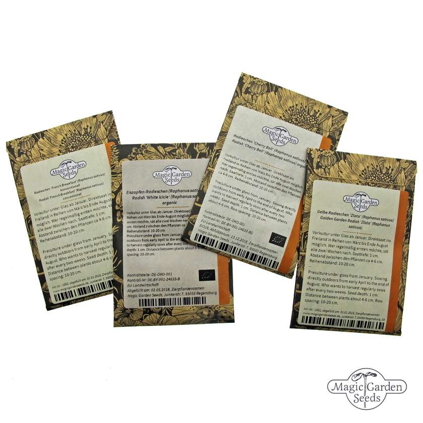 Radieschen Saatgut Magic Garden Seeds Wintergemüse Bio Samen