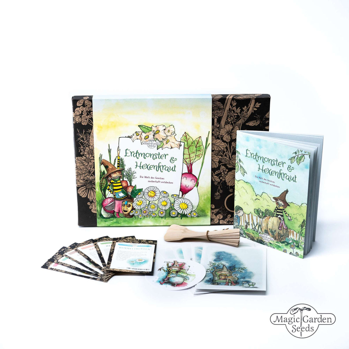 Saatgut Set Kinder ERdmonster und Hexenkraut Magic Garden Seeds