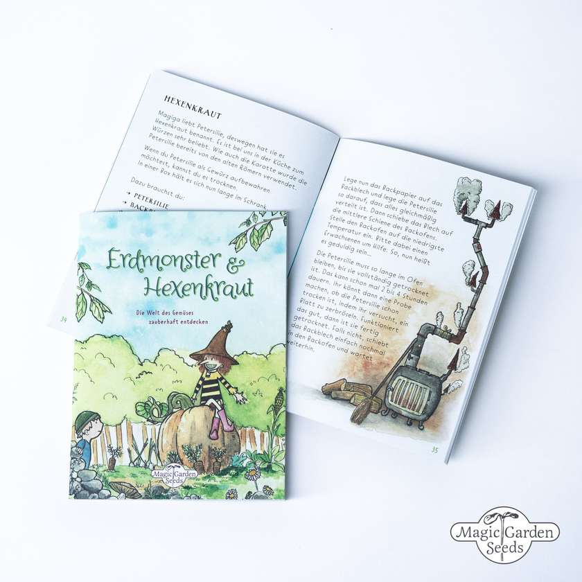 Saatgut Set Kinder ERdmonster und Hexenkraut Magic Garden Seeds