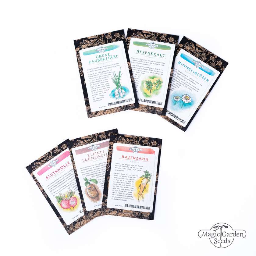 Saatgut Set Kinder ERdmonster und Hexenkraut Magic Garden Seeds