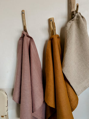 Open image in slideshow, Tea towel made of soft linen
