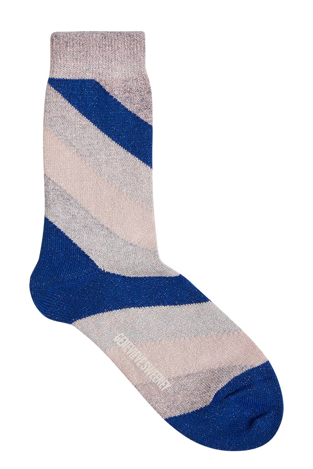 Sparkly Stripe Socks - Ombre Pink