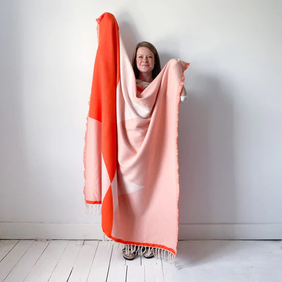 Blanket made from soft merino wool