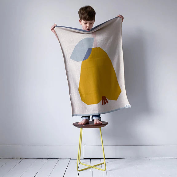 Blanket for little people and pear lovers