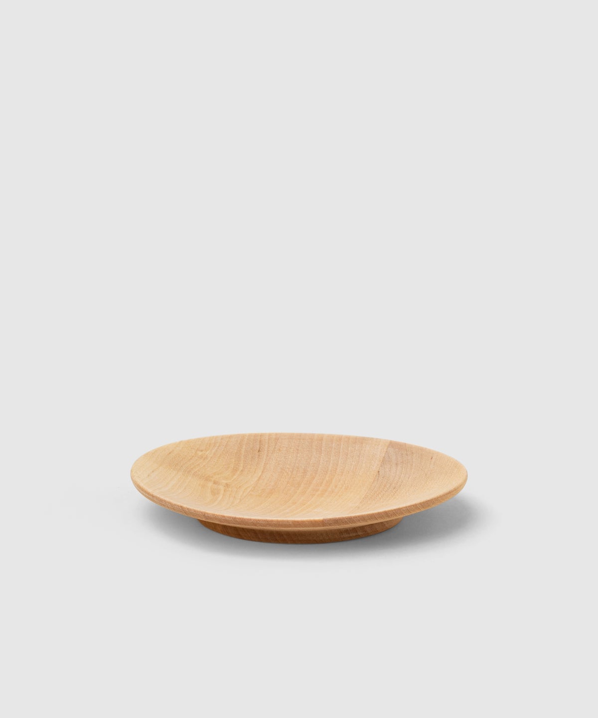 Large plate made of birch wood