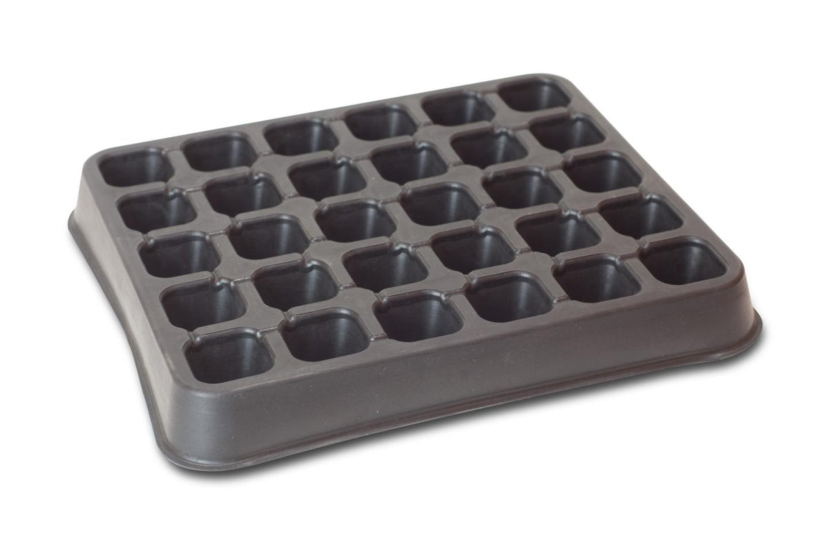 Natural rubber growing tray - for 30 plants