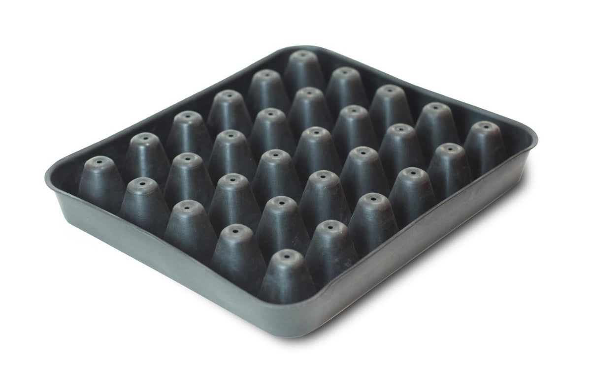 Natural rubber growing tray - for 30 plants