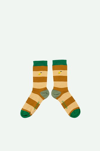 Stripe socks for little people