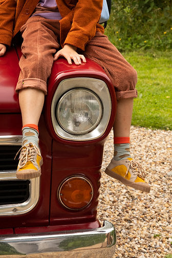 Apple socks for little people