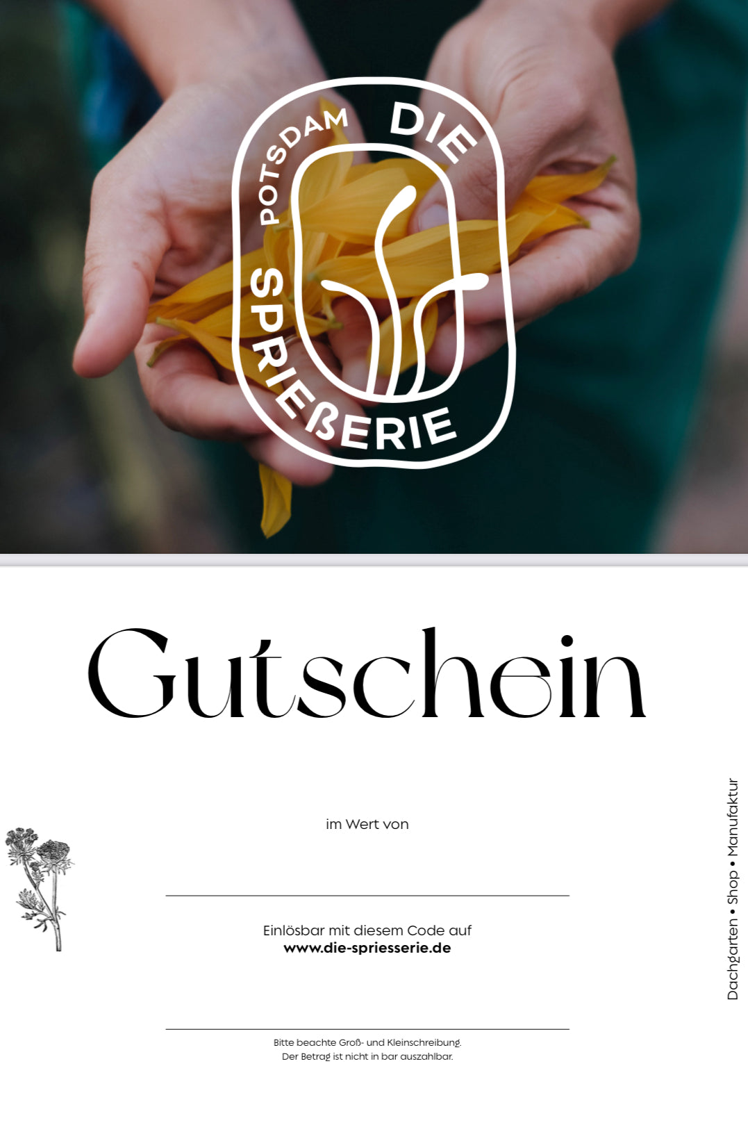 The Sprießerie - gift voucher