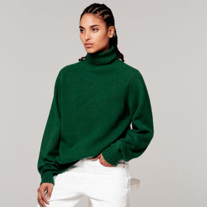 Open image in slideshow, Fantastic wool sweater Pine
